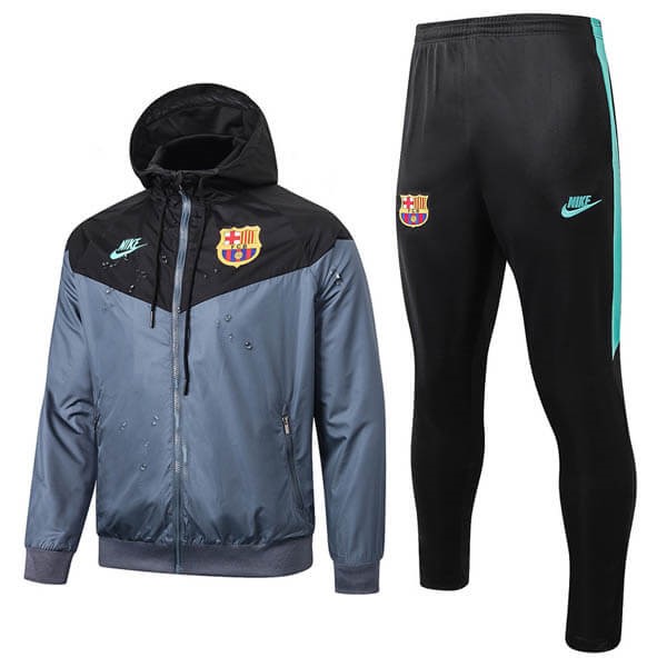 Rompevientos Barcelona Conjunto Completo 2019-20 Gris